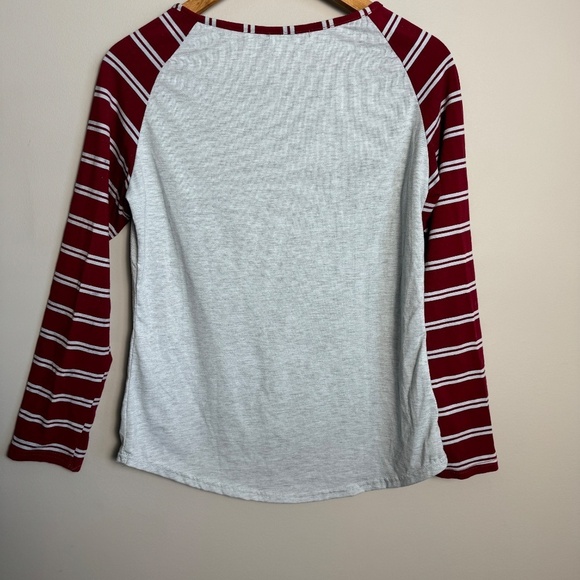 O'Lycra Girl's Gray "Baby It's Cold Outside" Long Sleeve Sleep Shirt Size XXL - Picture 3 of 8
